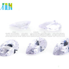 Wholesale high quality loose pear hole stones cubic zirconia cz stone